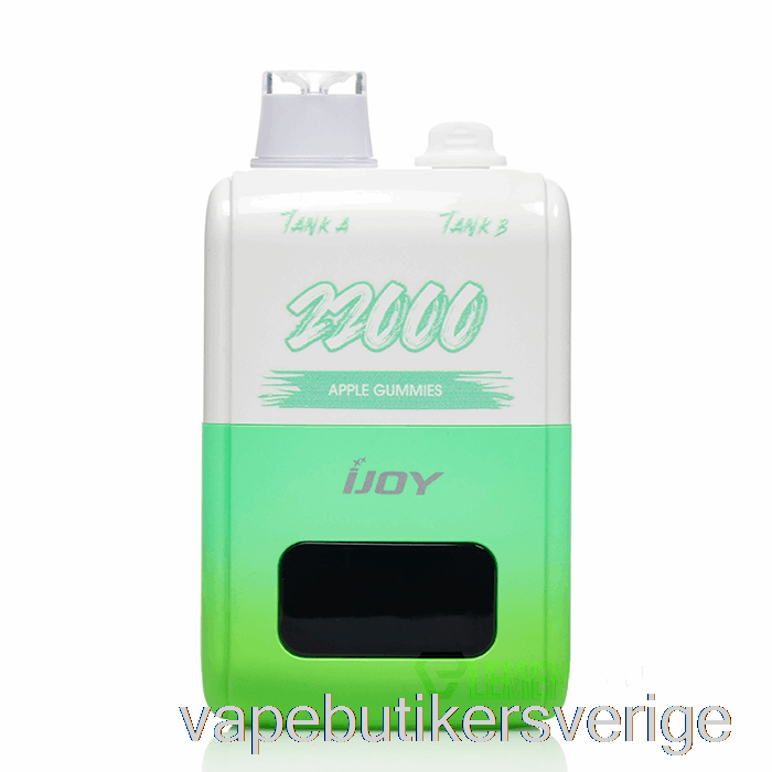 Vape Sverige Ijoy Sd22000 äppelgummi För Engångsbruk